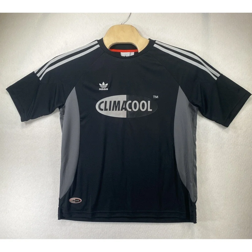 Adidas MEN'S CLIMACOOL JERSEY T-SHIRT TOP 00S BLACK Size Medium C125